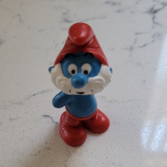 Set of Three (3) Vintage Smurf Figurines - Picture 6 of 11